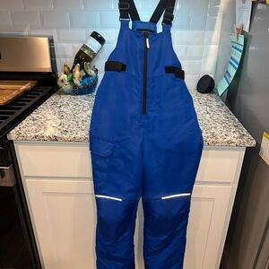 Swiss Tech Bright Blue Snow Bib (sz 8)